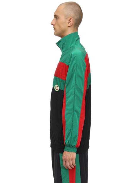 gucci waterproof track jacket|Gucci windbreaker.